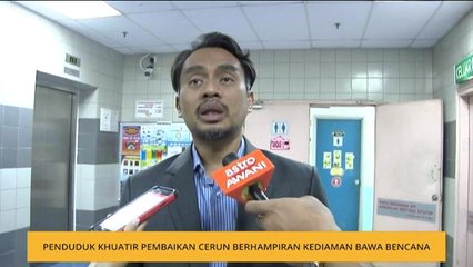 Penduduk khuatir pembaikan cerun berhampiran kediaman bawa bencana