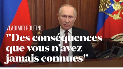 Vladimir Poutine annonce une "opération militaire" en Ukraine et menace les Occidentaux