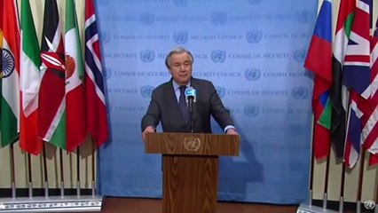 Guterres: "Es el momento más triste de mi mandato...esta guerra no tiene sentido"