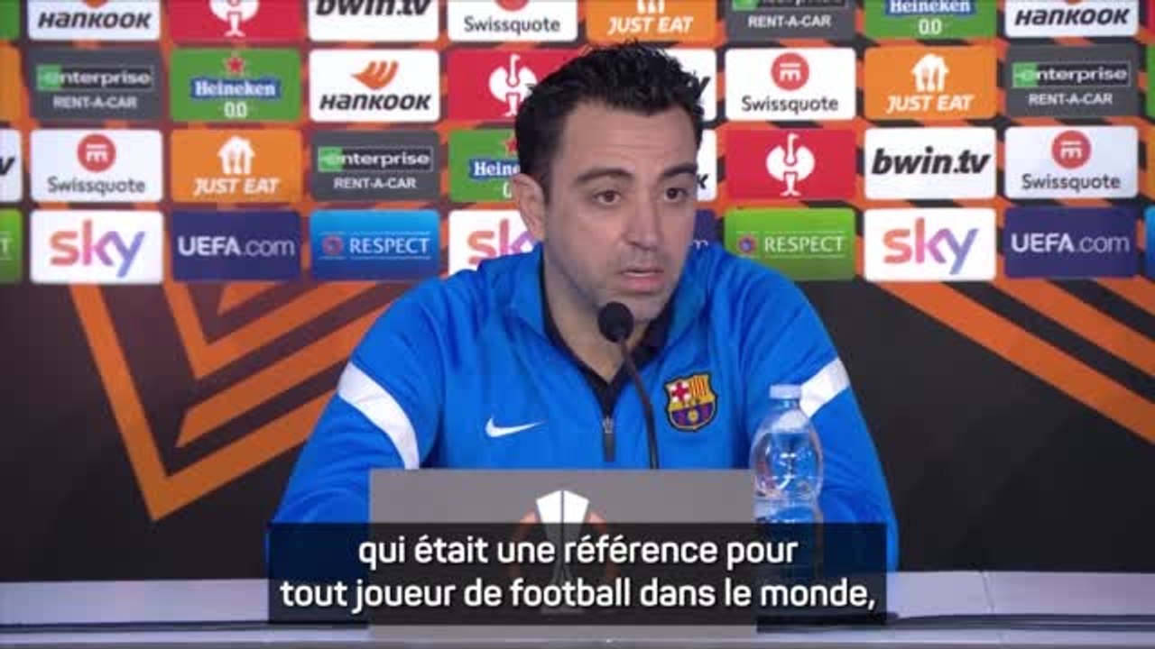 16es - Xavi : "Un honneur de jouer au stade Diego Armando Maradona"