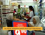 Isu KR1M: Kerajaan hanya akan jadi perunding