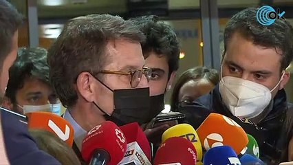 Feijóo dice que el PP sale «normalizado» y elogia a Casado: «Es un señor de la política»