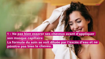 Download Video: Masque cheveux : 7 erreurs qui rendent notre masque capillaire inefficace