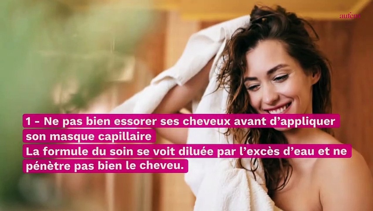 Masque cheveux : 7 erreurs qui rendent notre masque capillaire inefficace