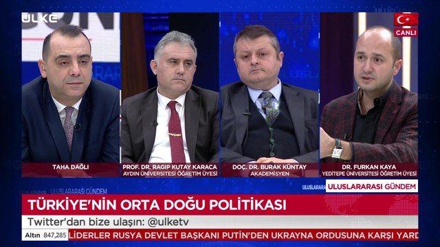 Uluslararası Gündem - Ragıp Kutay Karaca | Furkan Kaya | Burak Küntay | Alihan Limoncuoğlu | 23 Şubat 2022