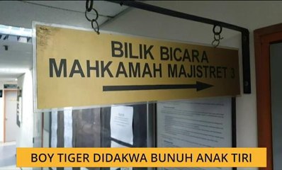 Boy Tiger didakwa bunuh anak tiri