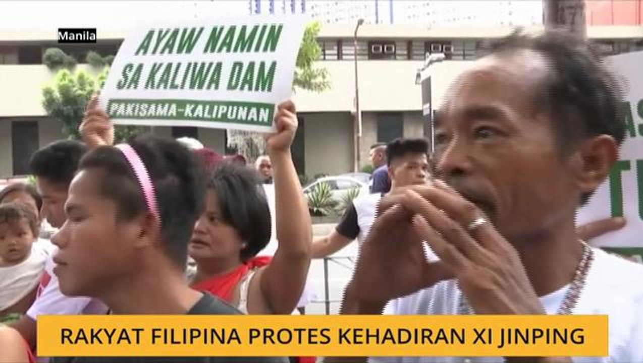 Rakyat Filipina protes kehadiran Xi Jinping