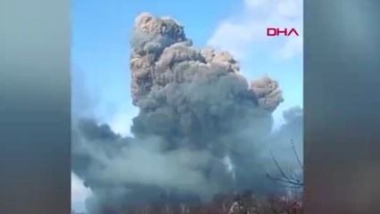 Ukrayna'da mühimmat deposunda patlama