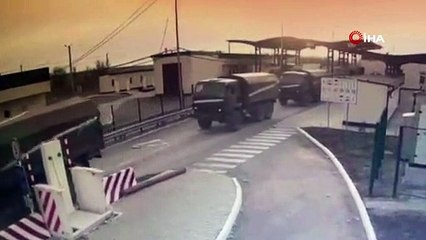 Rus tankları, Luhansk sınırını böyle geçti
