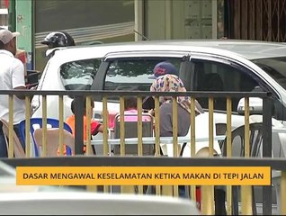 Dasar mengawal keselamatan ketika makan di tepi jalan