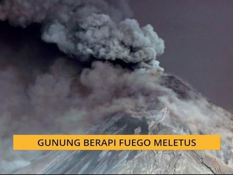 Gunung Berapi Fuego meletus