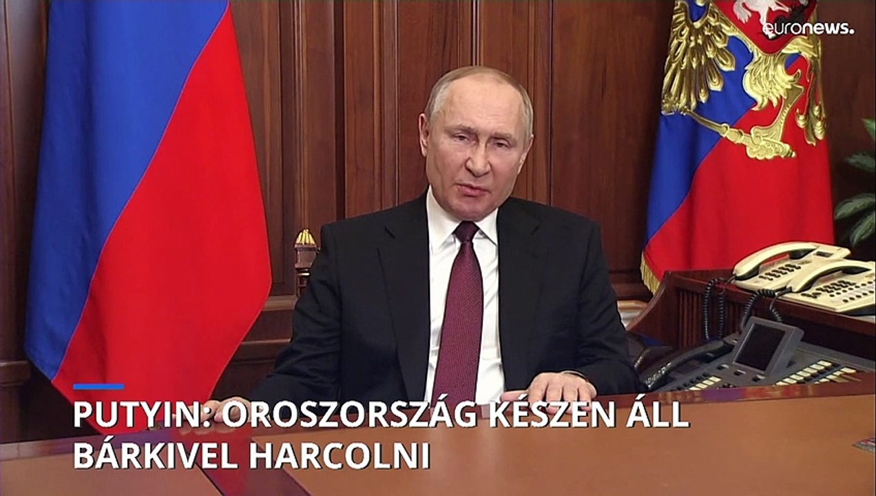 Az orosz elnök kész a nemzetközi háborúra is
