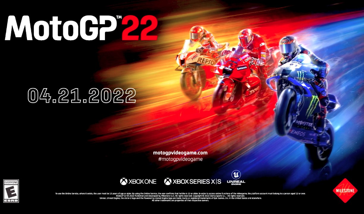 MOTOGP™ 22 | Gameplay Announcement Trailer (XBOX, PS5) - video Dailymotion