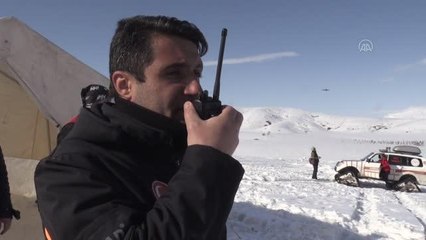100 kişilik ekiple çığda arama kurtarma tatbikatı yapıldı