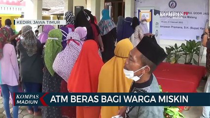 ATM Beras Bagi Warga Miskin
