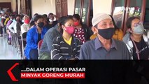 Sejumlah Pelajar Rela Ikut Antre Demi Minyak Goreng Murah