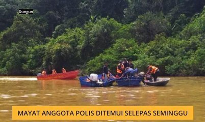 Mayat anggota polis ditemui selepas seminggu