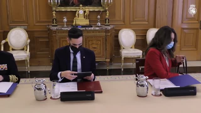 El rey preside en Zarzuela la reunión del Consejo de Seguridad Nacional