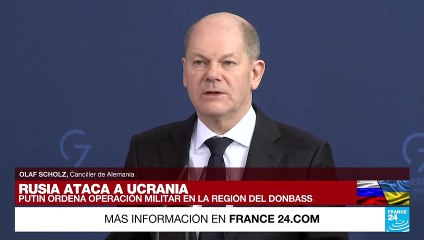 Olaf Scholz: "Esta es la guerra de Putin"
