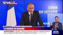 Guerre en Ukraine: Éric Zemmour appelle à Emmanuel Macron à se rendre à Moscou et Kiev pour obtenir 