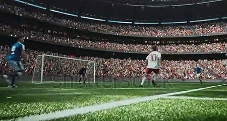 soccer player scoring