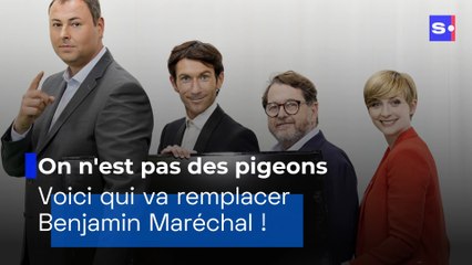 "On n'est pas des pigeons" : voici les remplaçants de Benjamin Maréchal