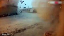 Rusya Ukrayna'daki askeri depoyu böyle havaya uçurdu
