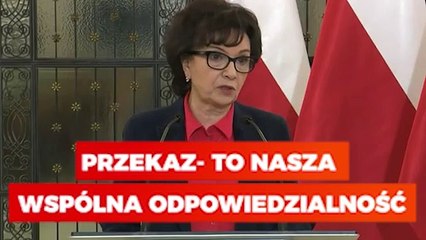 Zmiana planów - mamy wojnę. Oświadczenie Marszałek Sejmu