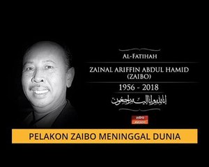 Pelakon Zaibo meninggal dunia
