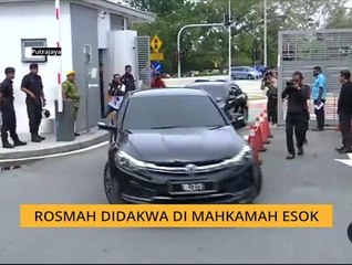 Rosmah didakwa di mahkamah esok