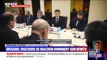 Ukraine: en Conseil de défense, Emmanuel Macron évoque 