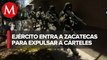 Elementos del Ejército y GN llegan a Jerez, Zacatecas para reforzar la seguridad