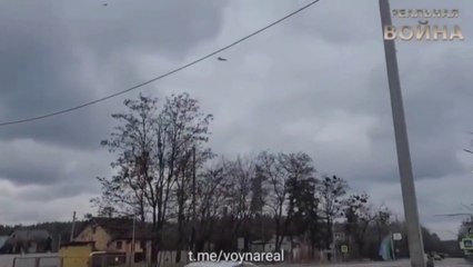 صور لمقاتلات سوخوي 35 روسية فوق العاصمة الأوكرانية كييف