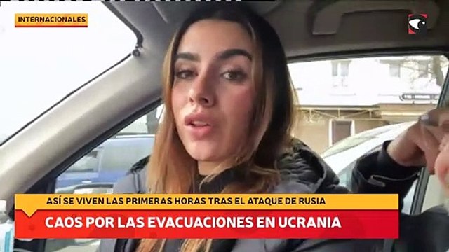 Caos por las evacuaciones en Ucrania