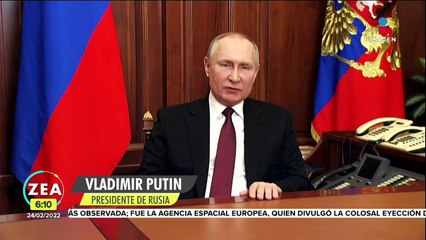 Rusia inicia operación militar en Ucrania