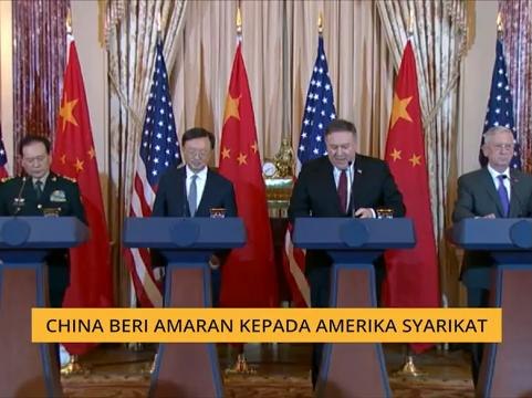 China beri amaran kepada Amerika Syarikat