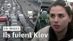 "Je mets mes enfants à l'abri et je reviens combattre" : à Kiev, des familles sur le départ