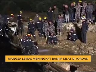 Mangsa lemas meningkat banjir kilat di Jordan