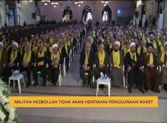 Militan Hezbollah tidak akan hentikan penggunaan roket