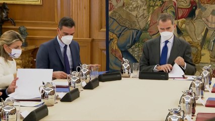 El rey Felipe VI preside la reunión del Consejo de Seguridad Nacional