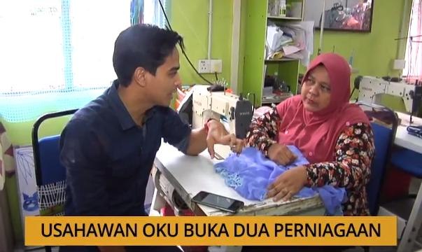 SME: Usahawan OKU buka dua perniagaan