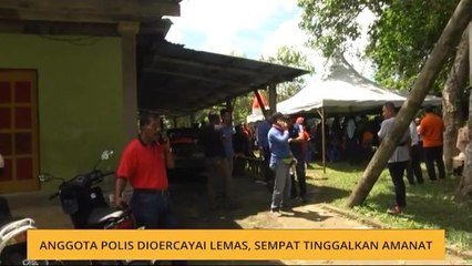 Anggota polis dipercayai lemas, sempat tinggalkan amanat
