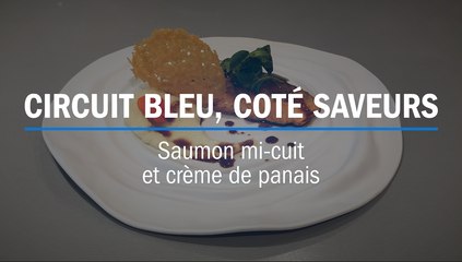 Recette du saumon mi-cuit et crème de panais