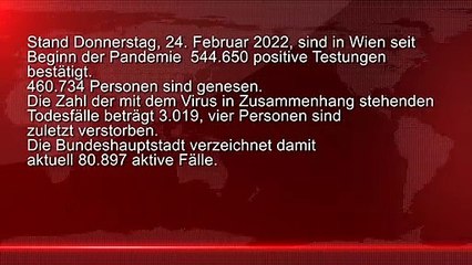 Corona News Wien Stand 24.02.2022