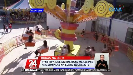 Star City, muling binuksan makalipas ang sumiklab na sunog noong 2019 | 24 Oras
