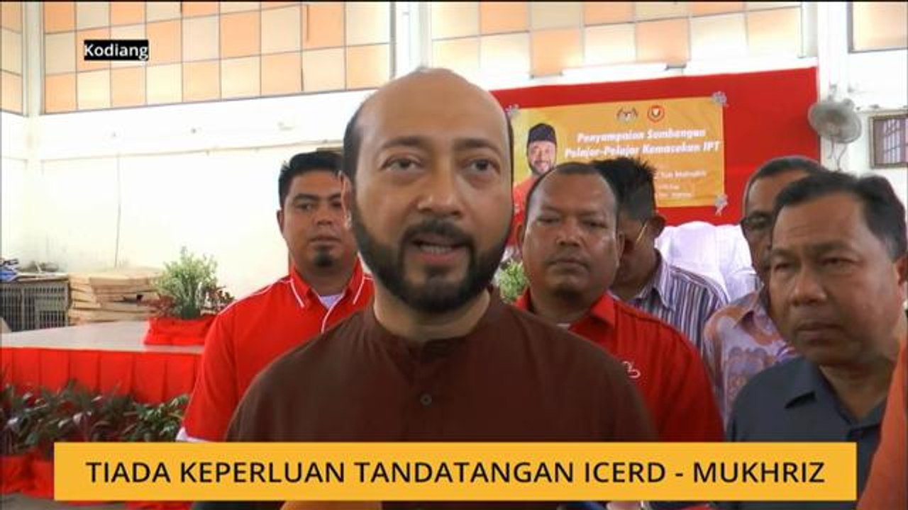 Tiada keperluan tandatangan ICERD - Mukhriz