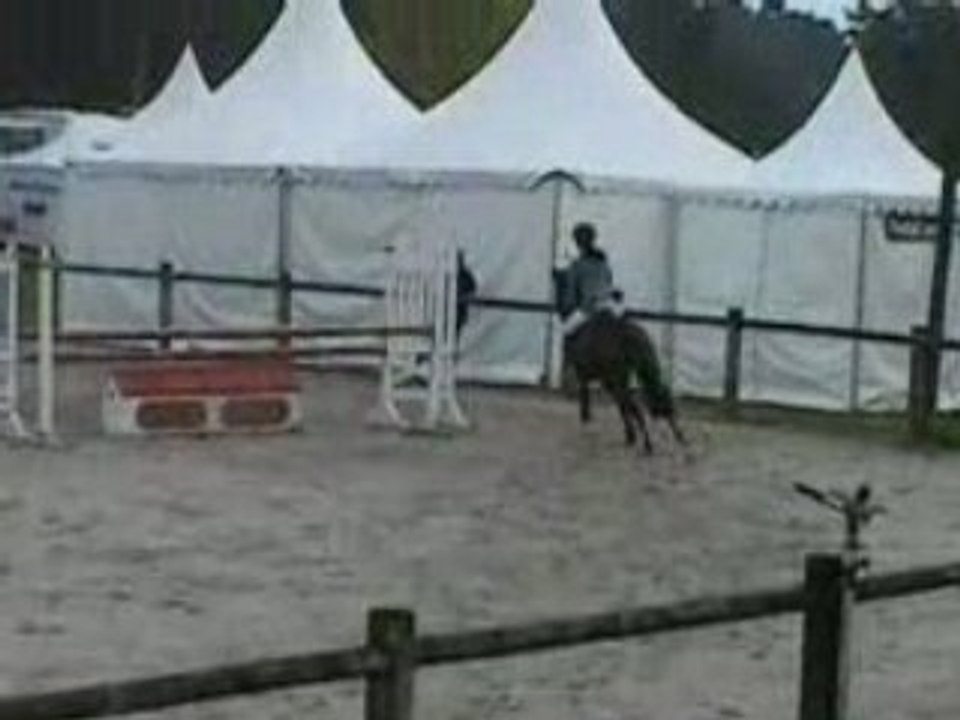 Ilka a Fontainebleau le 2eme jour en D2p CSO