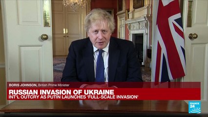 UK's Johnson promises 'massive sanctions' against Russia