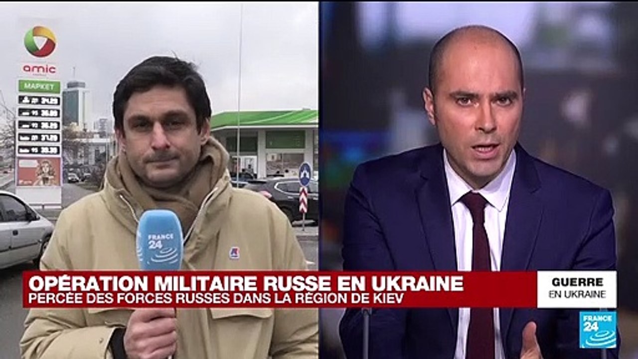 Invasion en Ukraine : à Kiev, crainte et fébrilité face à l'avancée des troupes russes