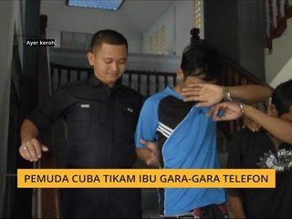 Didakwa cuba tikam ibu kandung